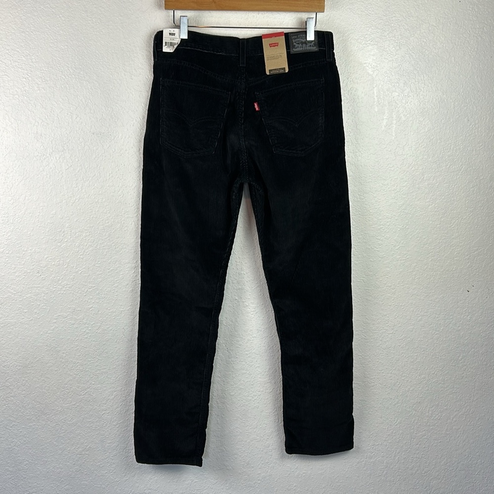 NWT Levi’s black straight corduroy pants 31 x 30 - Picture 5 of 8